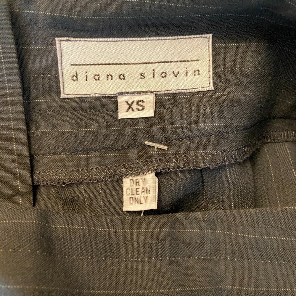 Diana Slavin XS wide leg pinstripe